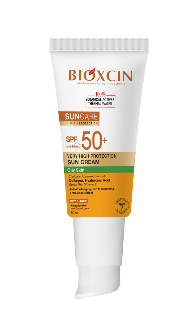 Bioxcin|بيوكسين كريم - كريم الحماية من الشمس للبشرة الدهنية مع SPF عامل حماية 50 - 50مل