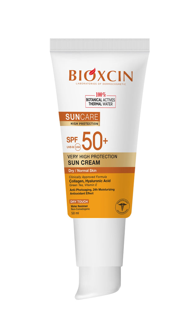 Bioxcin|بيوكسين كريم - كريم الحماية من الشمس للبشرة الجافة والعادية مع SPF عامل حماية 50 - 50مل